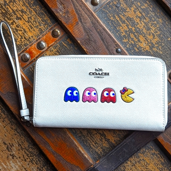 Coach Bags Rare Coach Large Phone Wallet Ms Pacman Authentic Poshmark